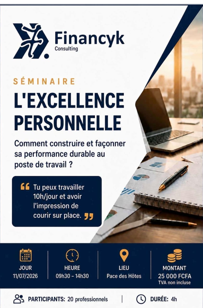 Séminaire sur l'excellence personnelle.